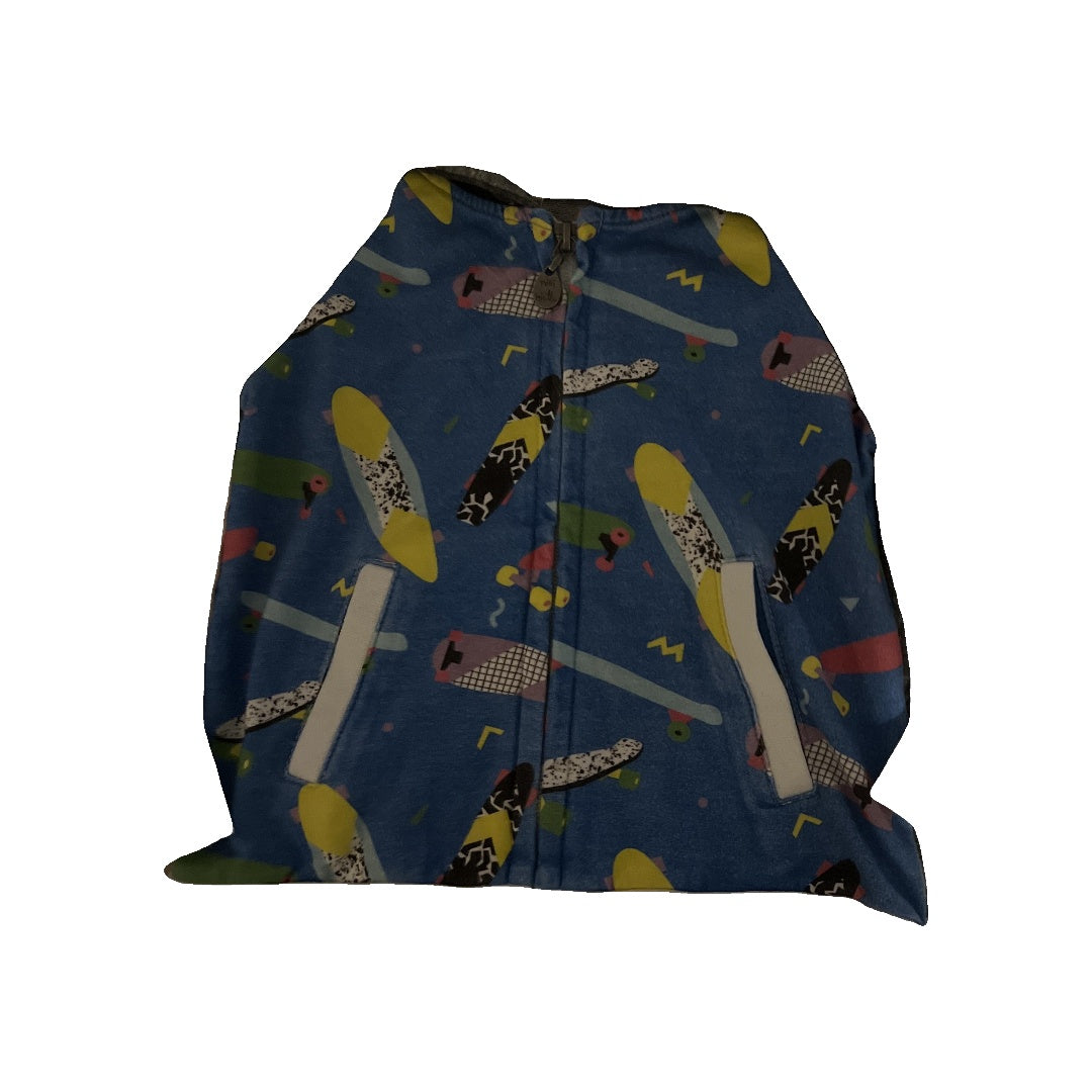 Miki miette Boys Grey | Multi | Pattern Hoodie Size: 3T Grey | Multi | Pattern