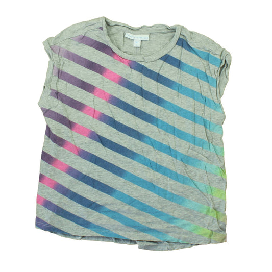 Rockets Of Awesome Girls Grey | Multi | Stripes T-Shirt Size: 8 Years