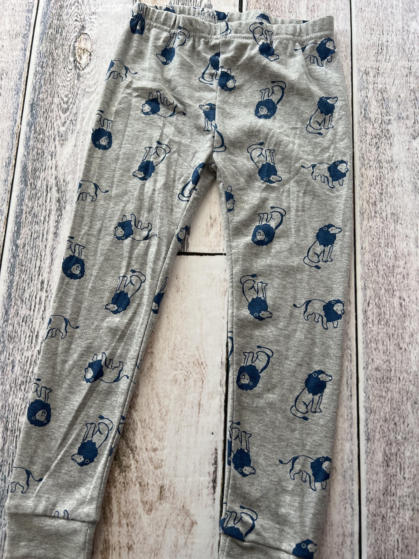 Just Born Boys Grey | Navy Blue | animals Pajamas Size: 4T Grey | Navy Blue | animals