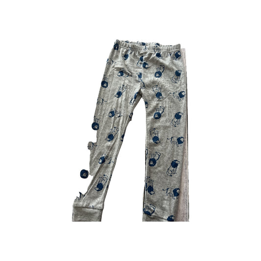 Just Born Boys Grey | Navy Blue | animals Pajamas Size: 4T Grey | Navy Blue | animals