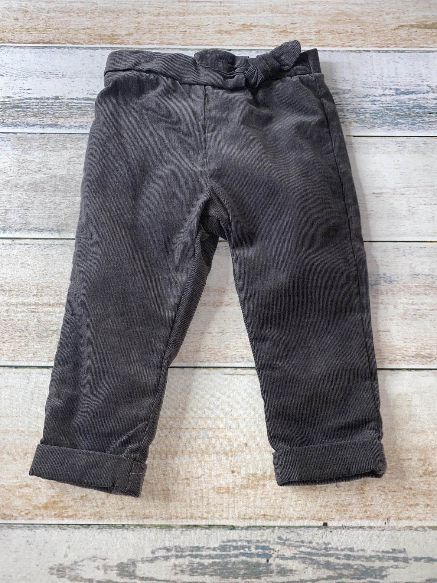 Miles Girls Grey | Navy Blue Pants Size: 18 months Grey | Navy Blue