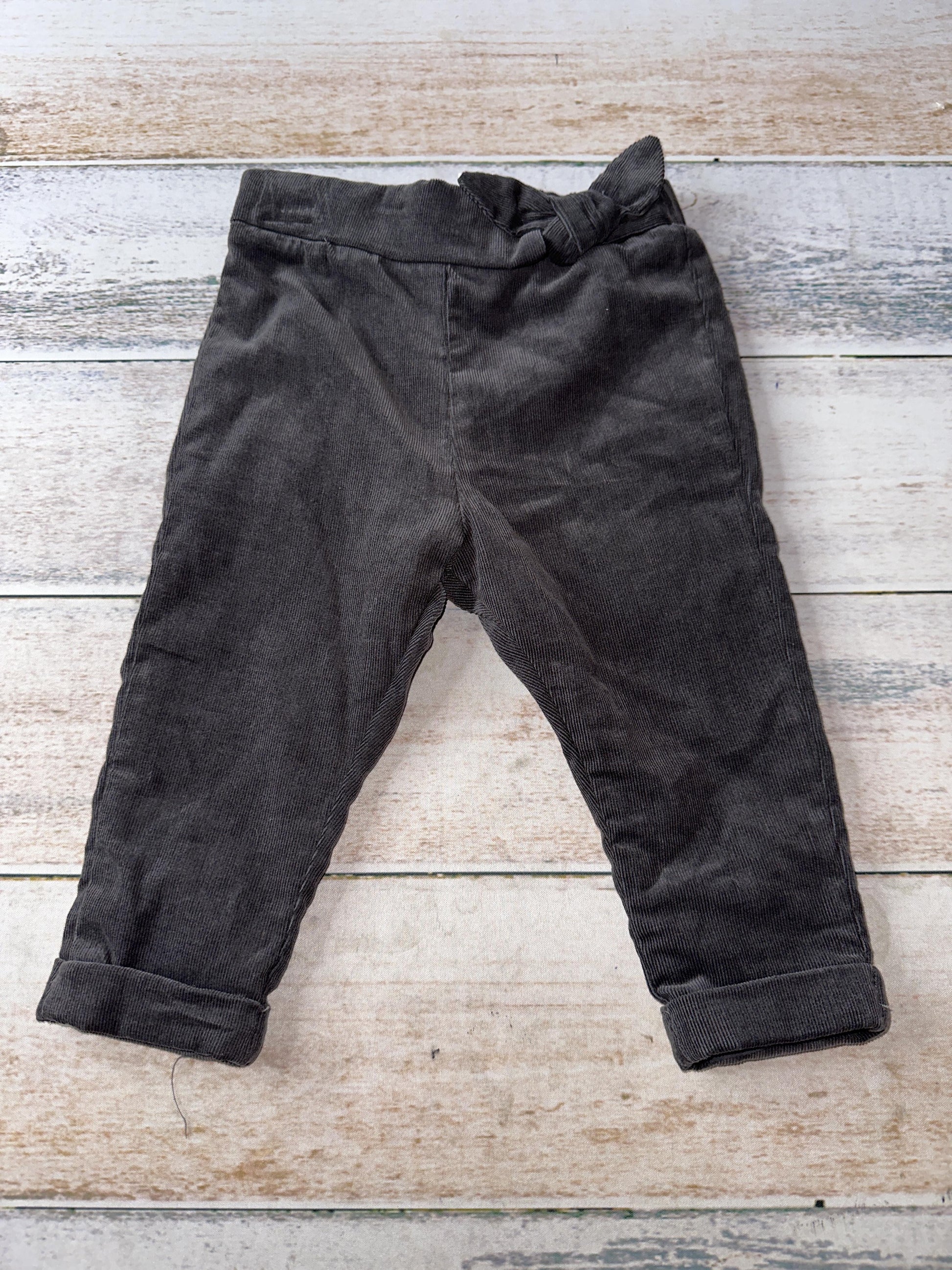 Miles Boys Grey | Navy Blue Pants Size: 12 months Grey | Navy Blue