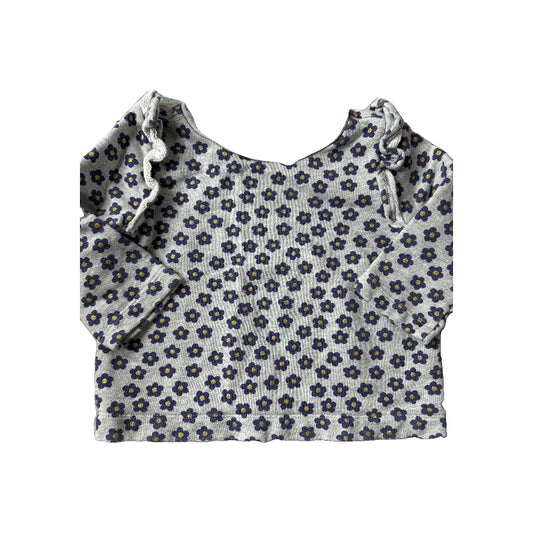 J Crew Unisex Grey | Navy Blue Sweater Size: 2T Grey | Navy Blue