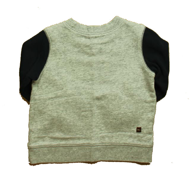 Tea Boys Grey | Navy Sweatshirt Size: 2-3T