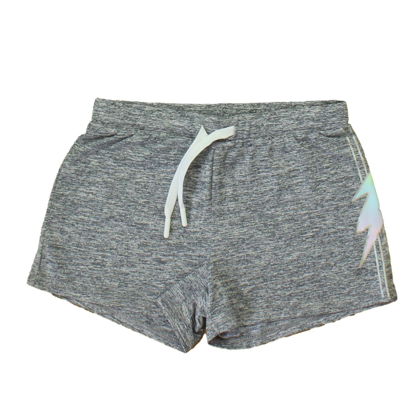 Rockets Of Awesome Girls Grey | Ombre Athletic Shorts Size: 7 Years