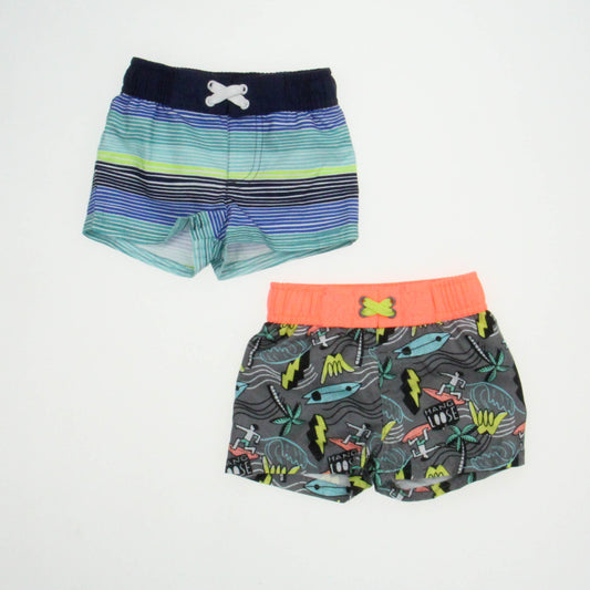 Cat & Jack Boys Grey | Orange | Blue | Green Trunks Size: 6-9 Months Grey | Orange | Blue | Green