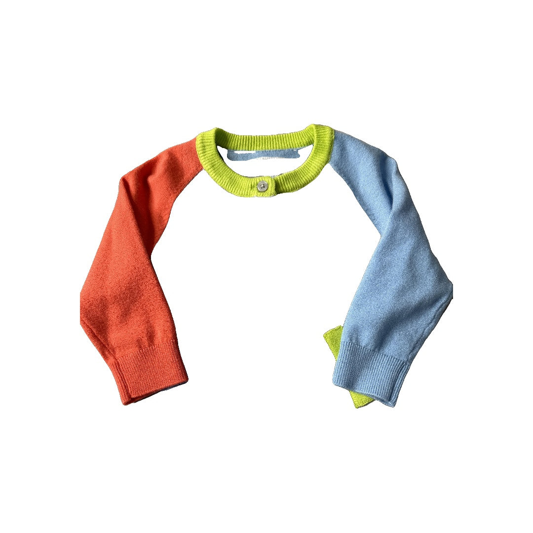 Rockets of Awesome Unisex Grey | orange | Blue | Teal Sweater Size: 6-12 months Grey | orange | Blue | Teal