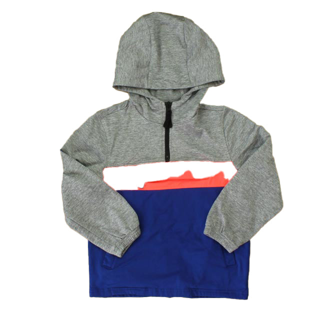 Rockets Of Awesome Boys Grey | Orange | Blue Hoodie Size: 5T