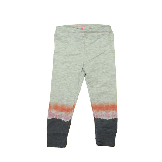 Rockets Of Awesome Boys Grey | Orange | Ombre Leggings Size: 3T