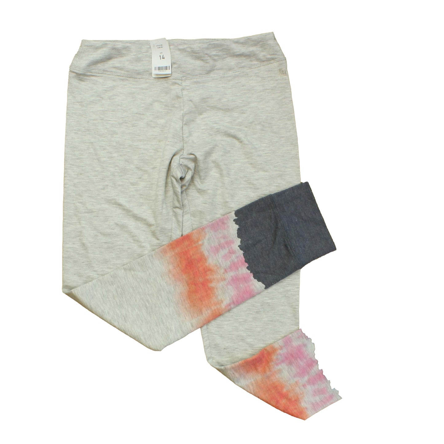 Rockets Of Awesome Girls Grey | Orange | Pink | Dark Grey Leggings Size: 14 Years