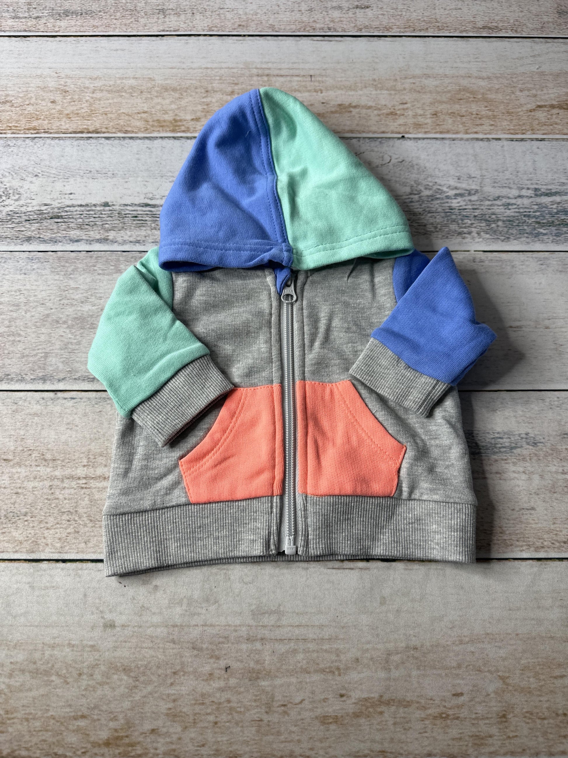 Rockets of Awesome Unisex Grey | orange | Teal | Blue Sweater Size: 12-18 months Grey | orange | Teal | Blue