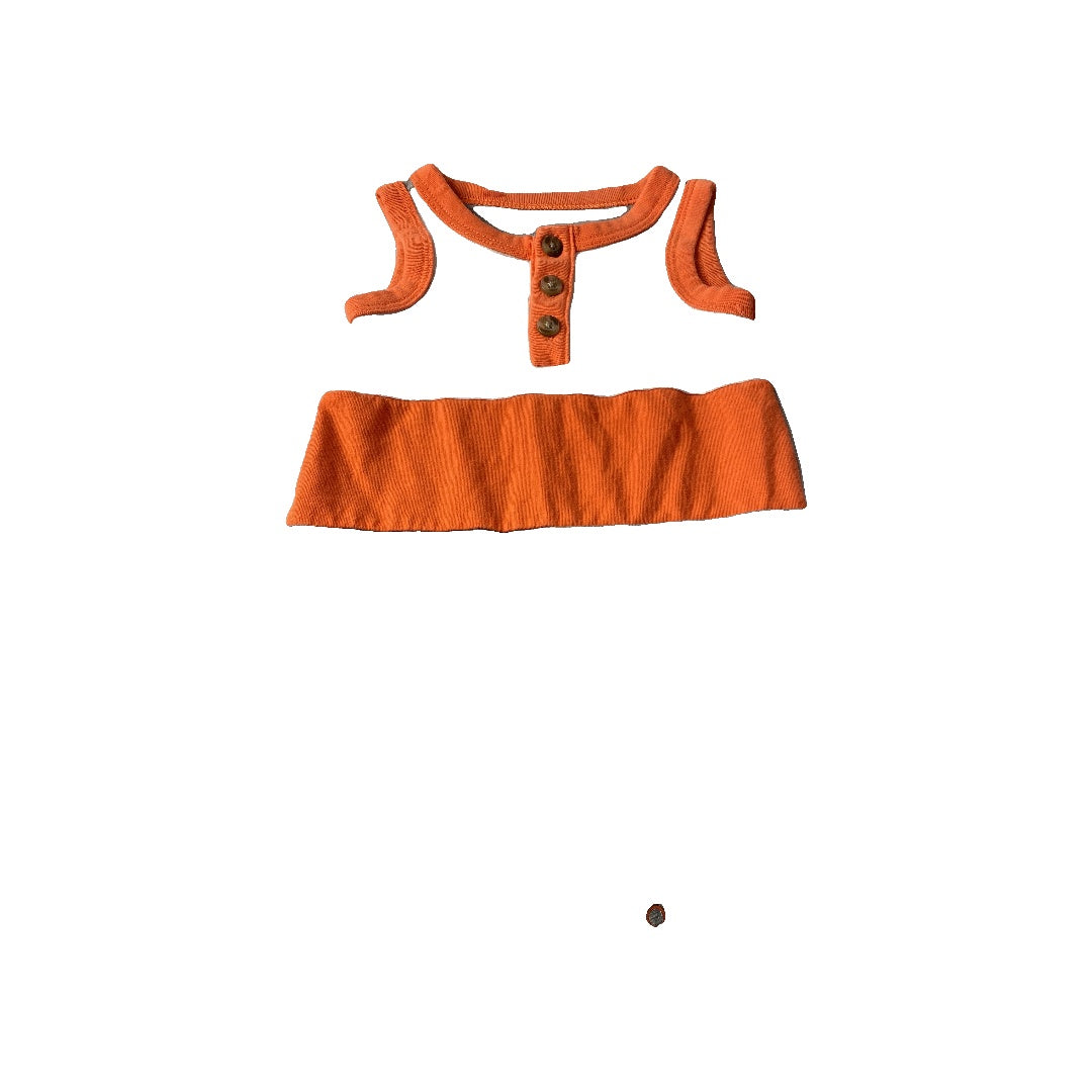Cat & Jack Boys Grey | orange | White Romper Size: 3-6 months Grey | orange | White