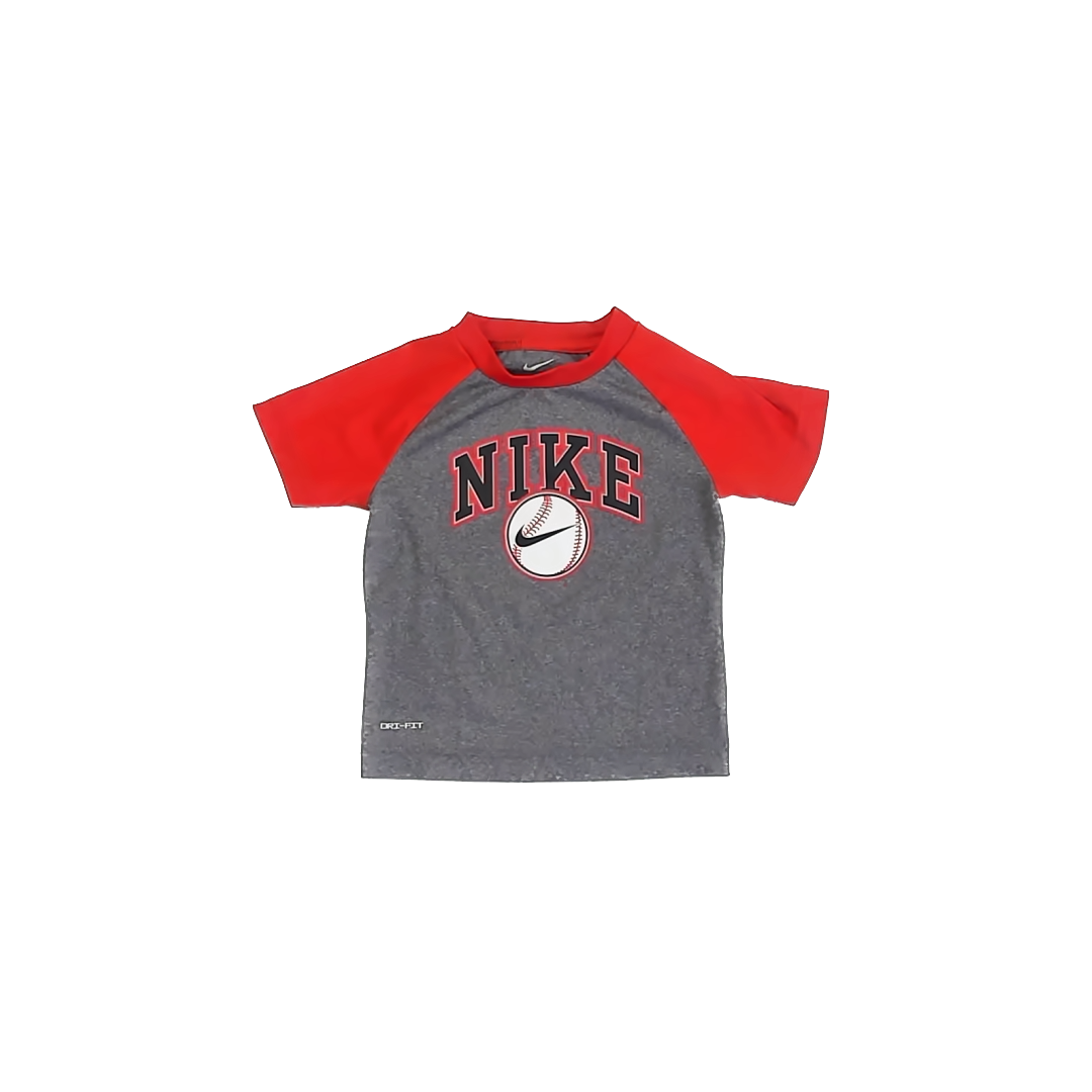 Nike Boys Grey | Orange Athletic Top Size: 3T Grey | Orange