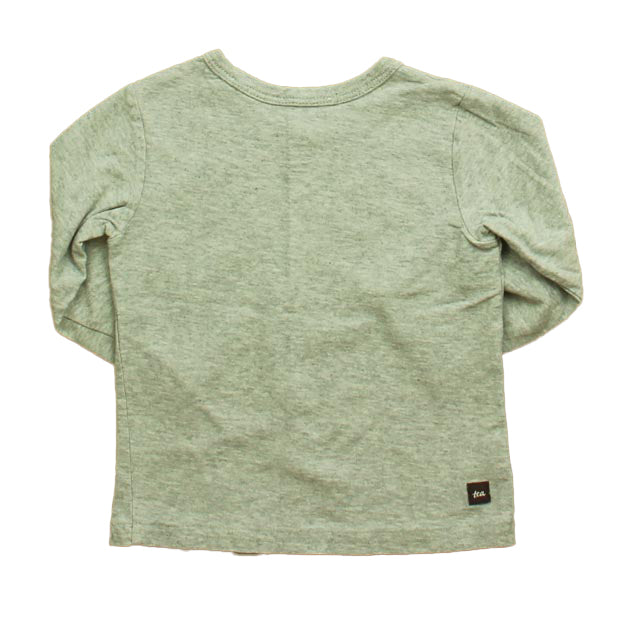 Tea Boys Grey Panda Long Sleeve T-Shirt Size: 12-18 Months