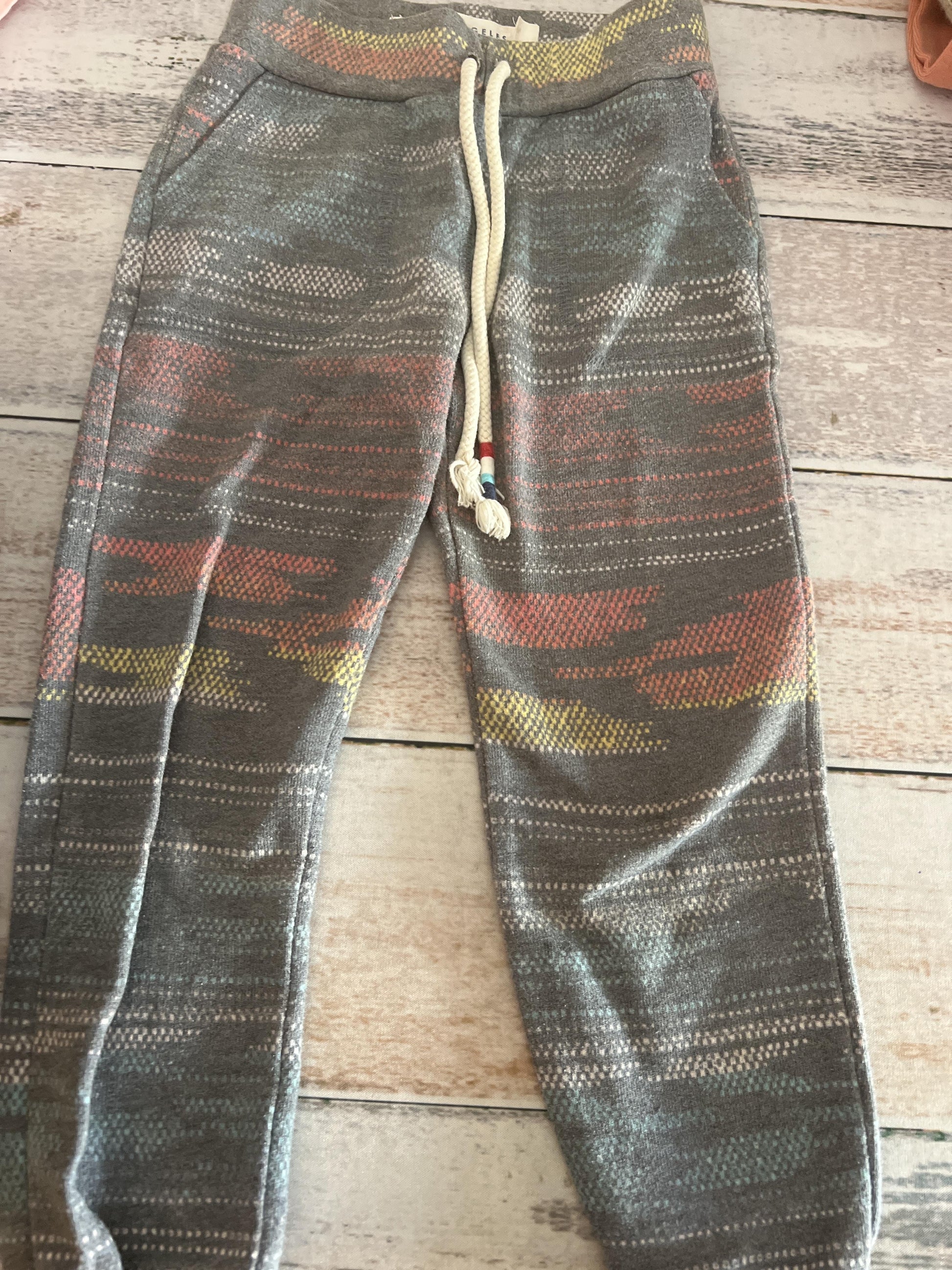 Sol Angeles Unisex Grey | Pattern Pants Size: 4T Grey | Pattern