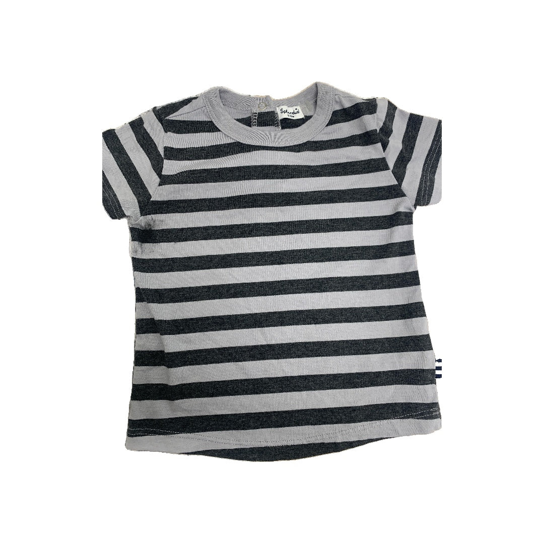 Splendid Boys Grey | Pattern T-Shirt Size: 6-12 months Grey | Pattern