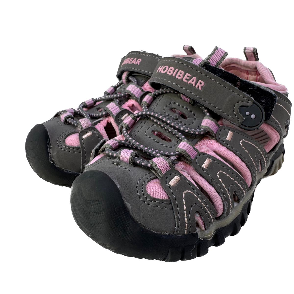 Hobibear Girls Grey | Pink Shoes Size: 8 Toddler Grey | Pink
