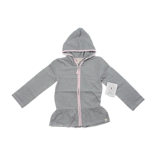 Burt's Bees Girls Grey | Pink Dress Size: 5T Grey | Pink