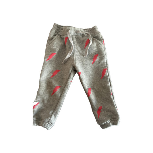 Little Starters Boys Grey | pink Pants Size: 18 months Grey | pink