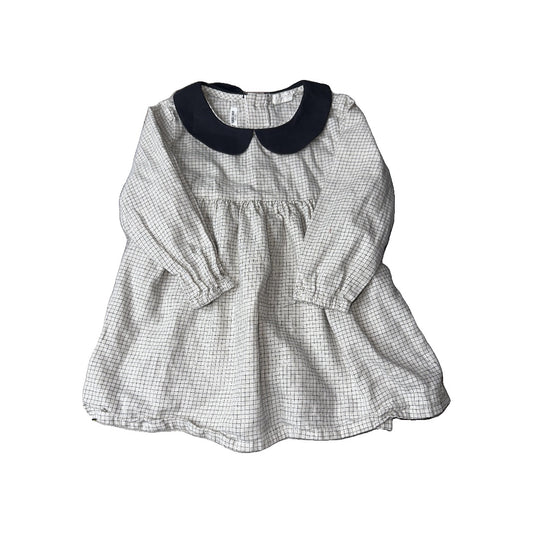 Firsts Girls Grey | plaid Dress Size: 18 months Grey | plaid