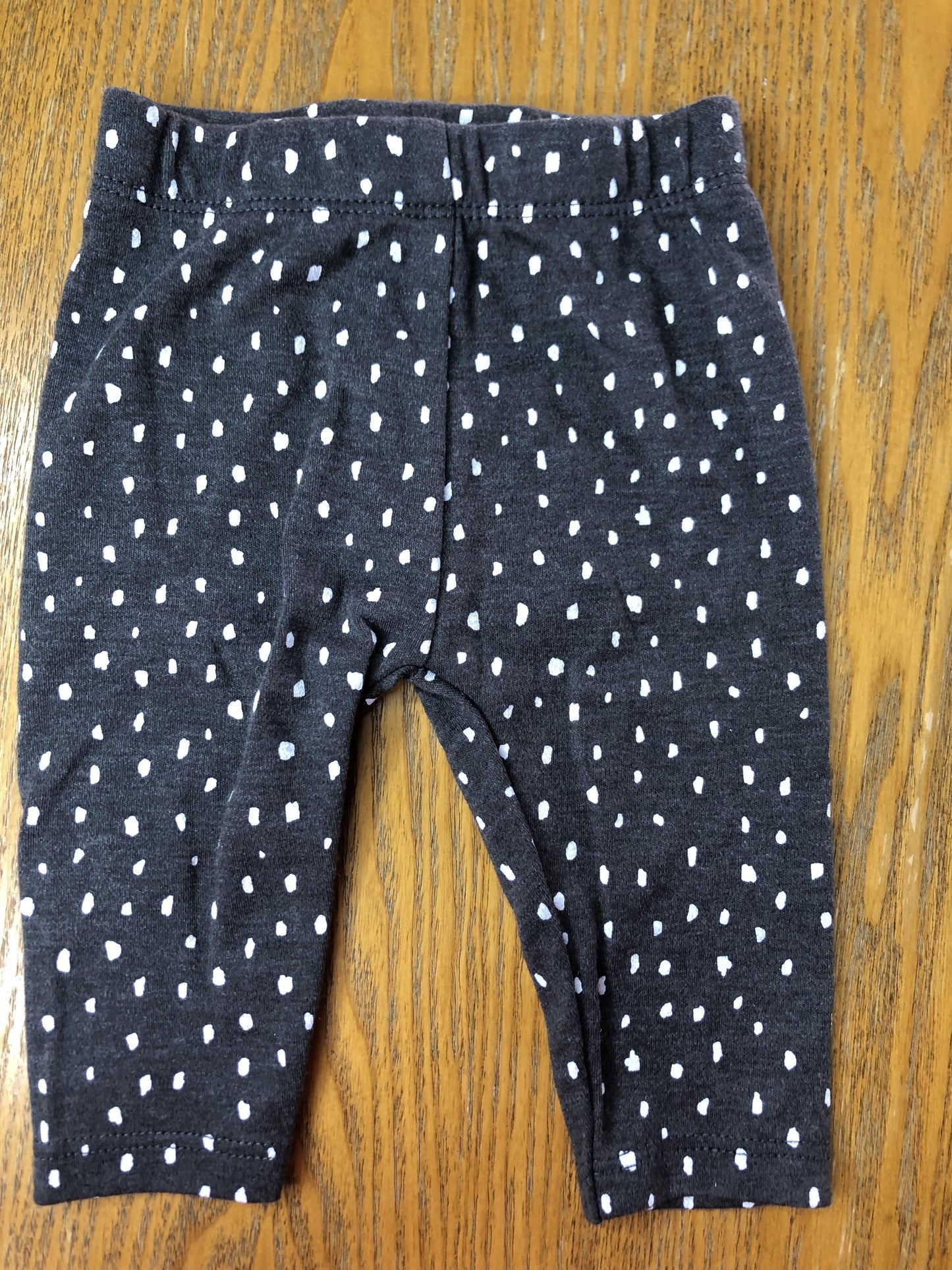 PL Baby Girls Grey | polka dot | White Pants Size: 0-3 months Grey | polka dot | White