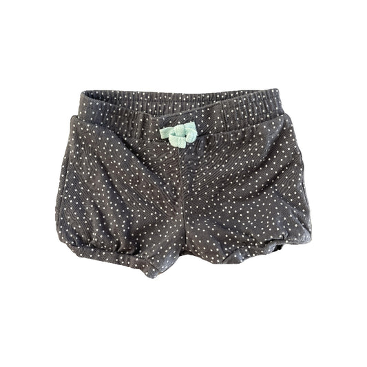 Jumping Beans Girls Grey | polka dot | White Shorts Size: 6-9 months Grey | polka dot | White