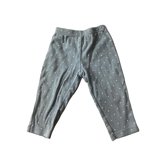 Unisex Grey | polka dot Pants Size: 9 months Grey | polka dot