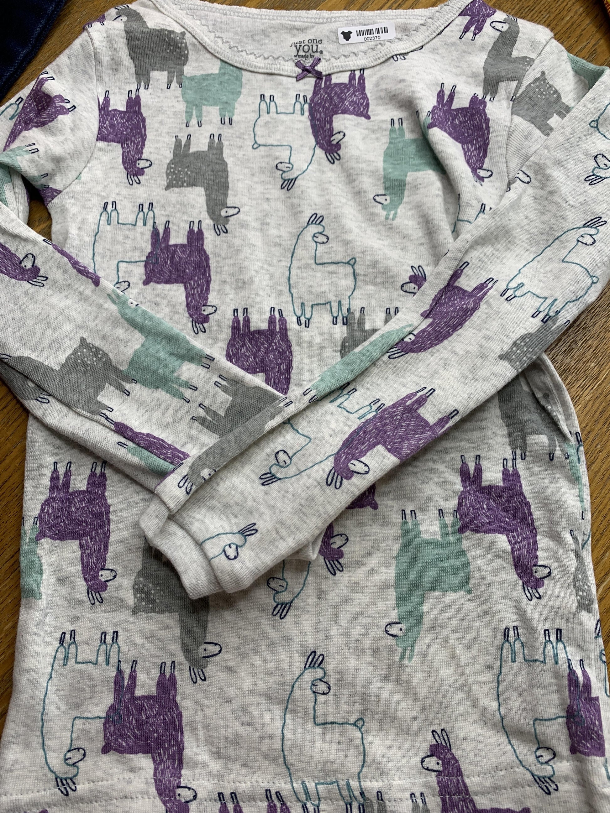 Unisex Grey | purple | Blue Pajamas Size: 4T Grey | purple | Blue