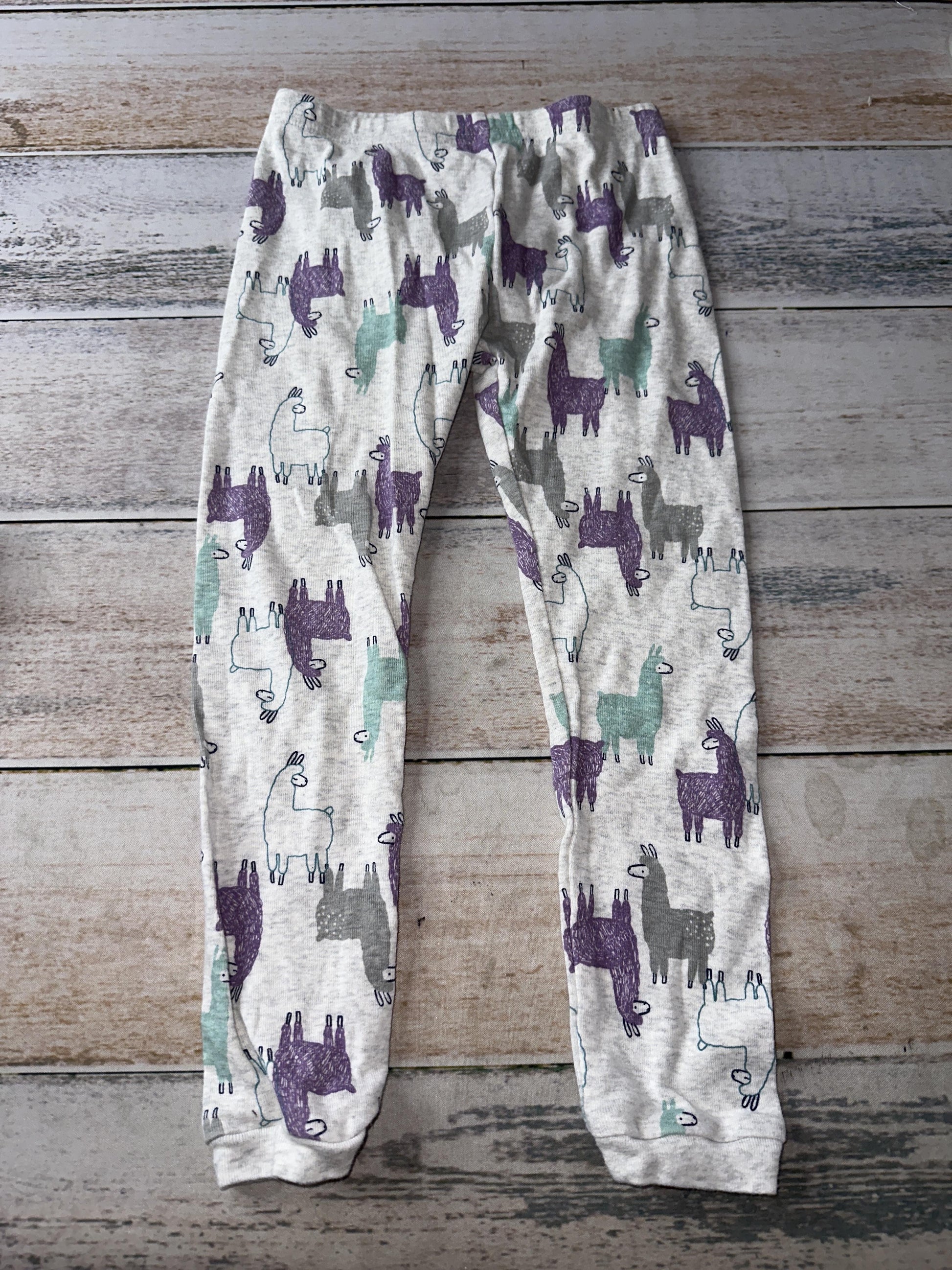 Carters Unisex Grey | purple | Light Blue Pajamas Size: 4T Grey | purple | Light Blue