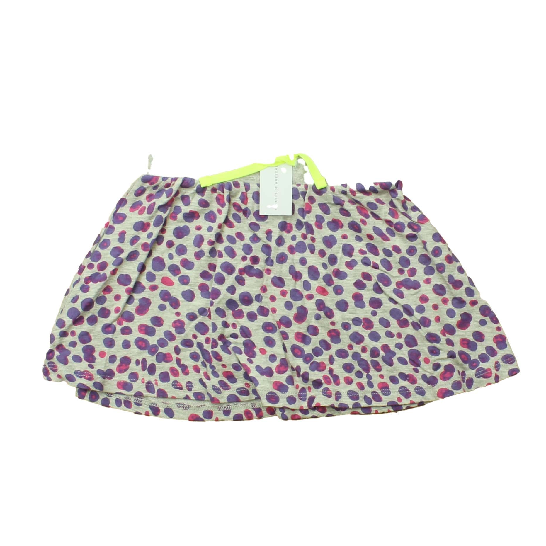 Rockets Of Awesome Girls Grey | Purple | Pink Skirt Size: 4T Grey | Purple | Pink