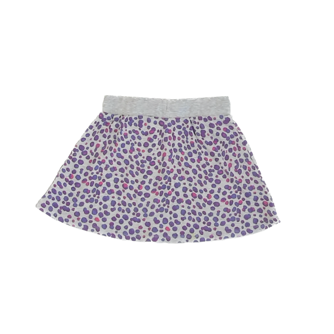 Rockets Of Awesome Girls Grey | Purple Skirt Size: 8 Years Grey | Purple