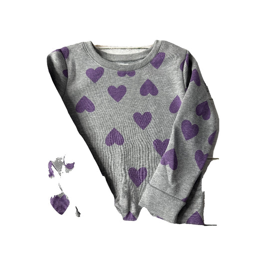 Garanimals Girls Grey | purple Sweater Size: 3T Grey | purple