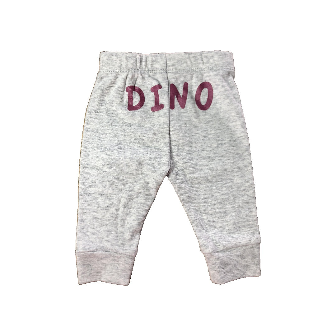 PL Baby Girls Grey | purple Pants Size: 0-3 months Grey | purple