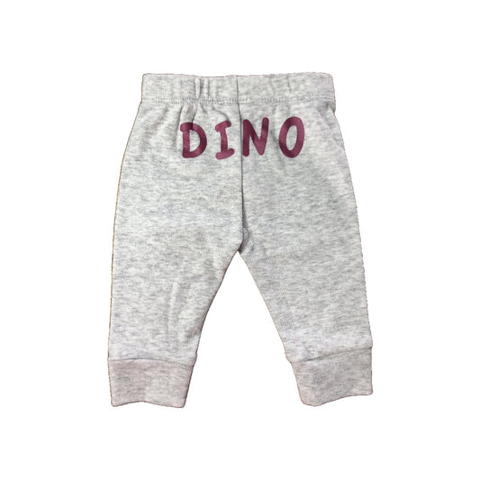 PL Baby Girls Grey | purple Pants Size: 0-3 months Grey | purple