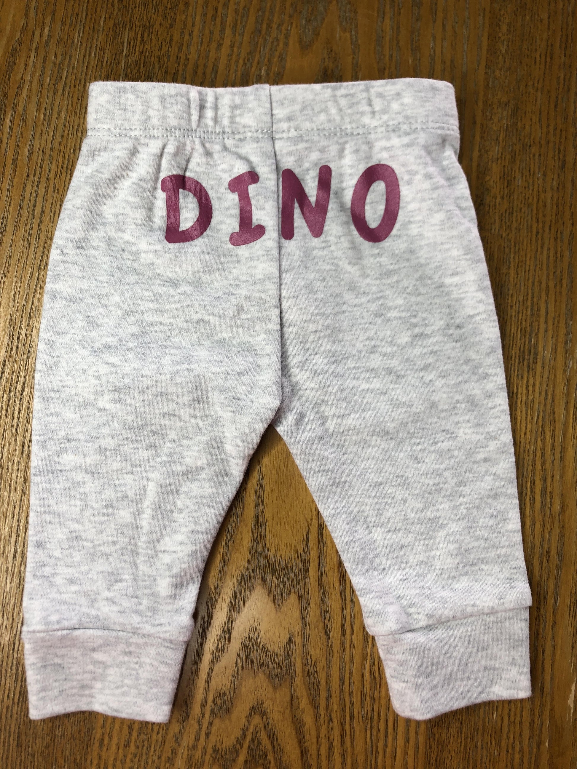 PL Baby Girls Grey | purple Pants Size: 0-3 months Grey | purple