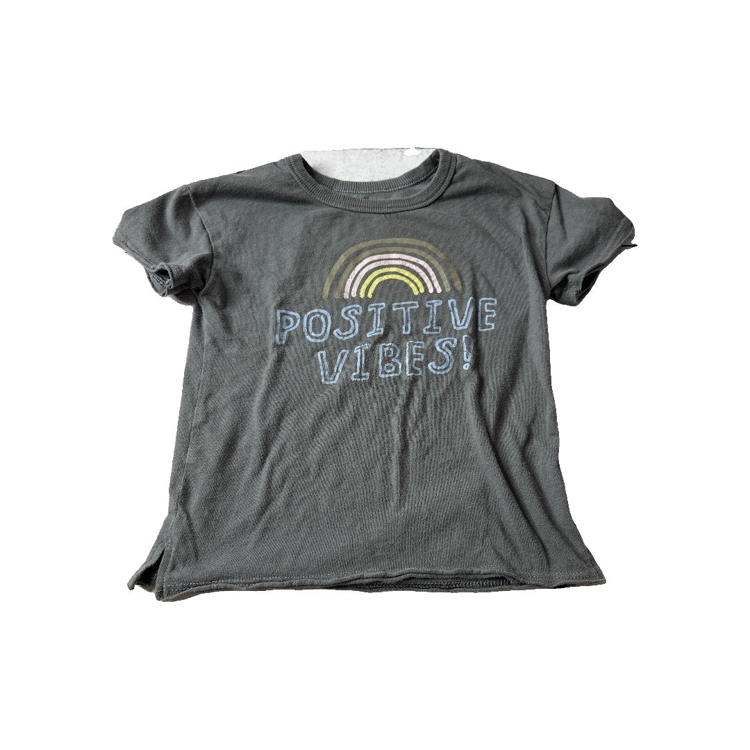 Art Class Girls Grey | Rainbow T-Shirt Size: 4T Grey | Rainbow