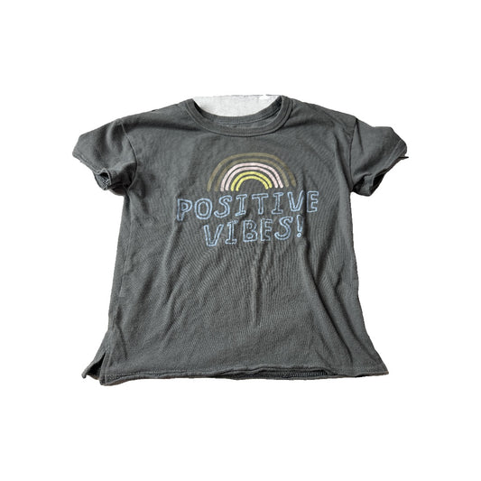 Art Class Girls Grey | Rainbow T-Shirt Size: 4T Grey | Rainbow