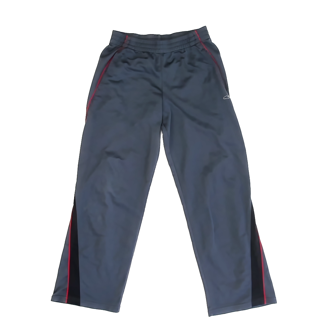 Champion Boys Grey | Red | Black Casual Pants Size: L Grey | Red | Black
