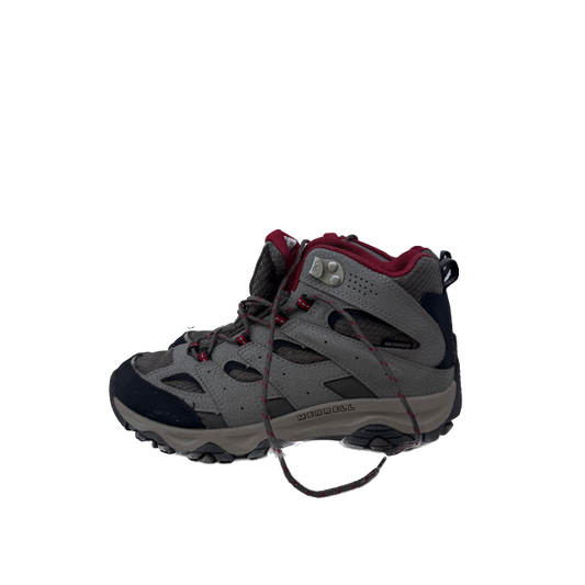 Merrell Boys Grey | Red Boots Size: 4.5 Youth Grey | Red