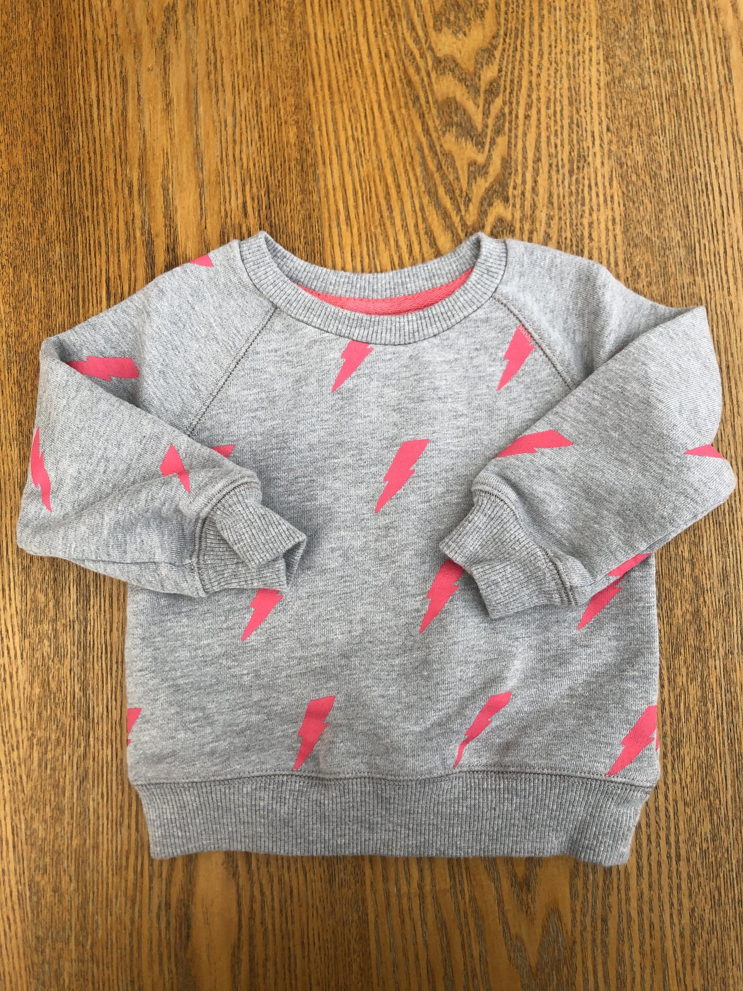 Little Starters Boys Grey | Red Sweatshirt Size: 12-18 months Grey | Red