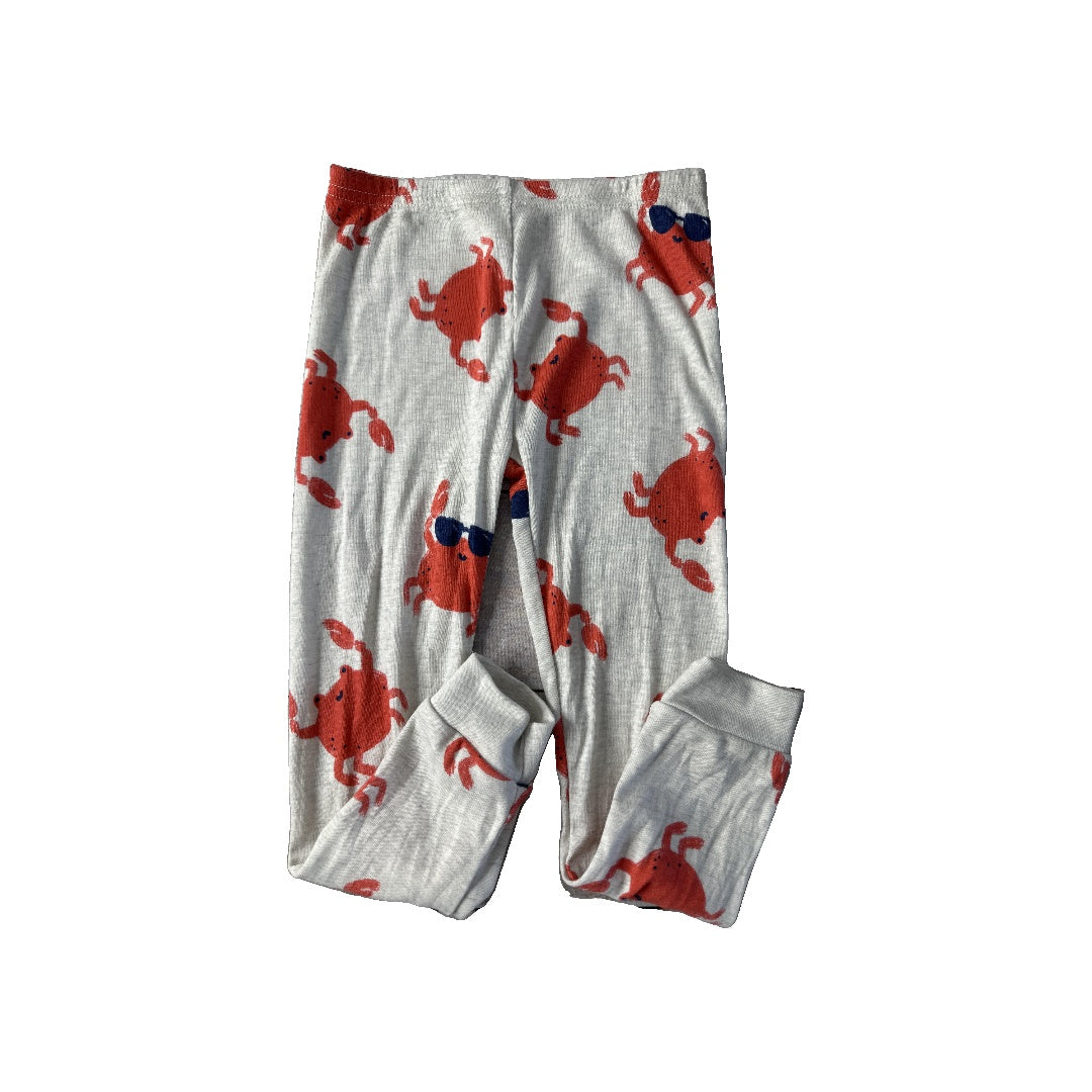 Carters Boys Grey | Red Pajamas Size: 4T Grey | Red