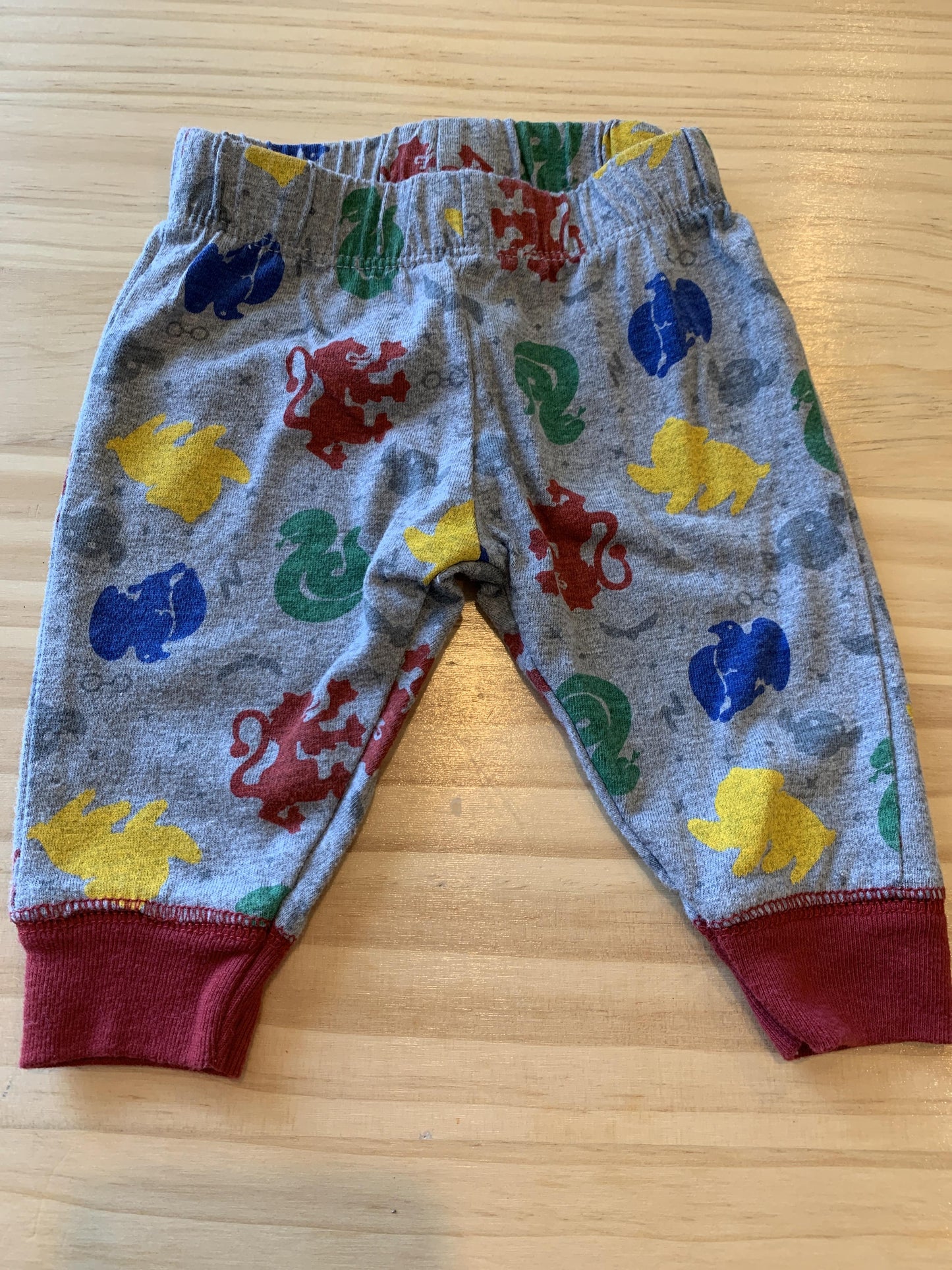 Boys Grey | Red Pants Size: 0-3 months Grey | Red