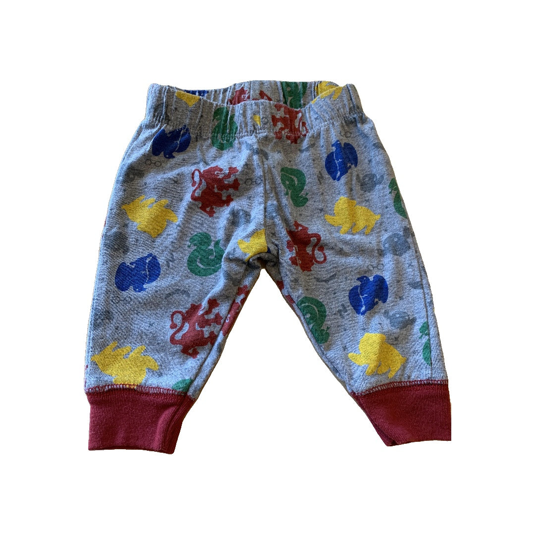 Boys Grey | Red Pants Size: 0-3 months Grey | Red