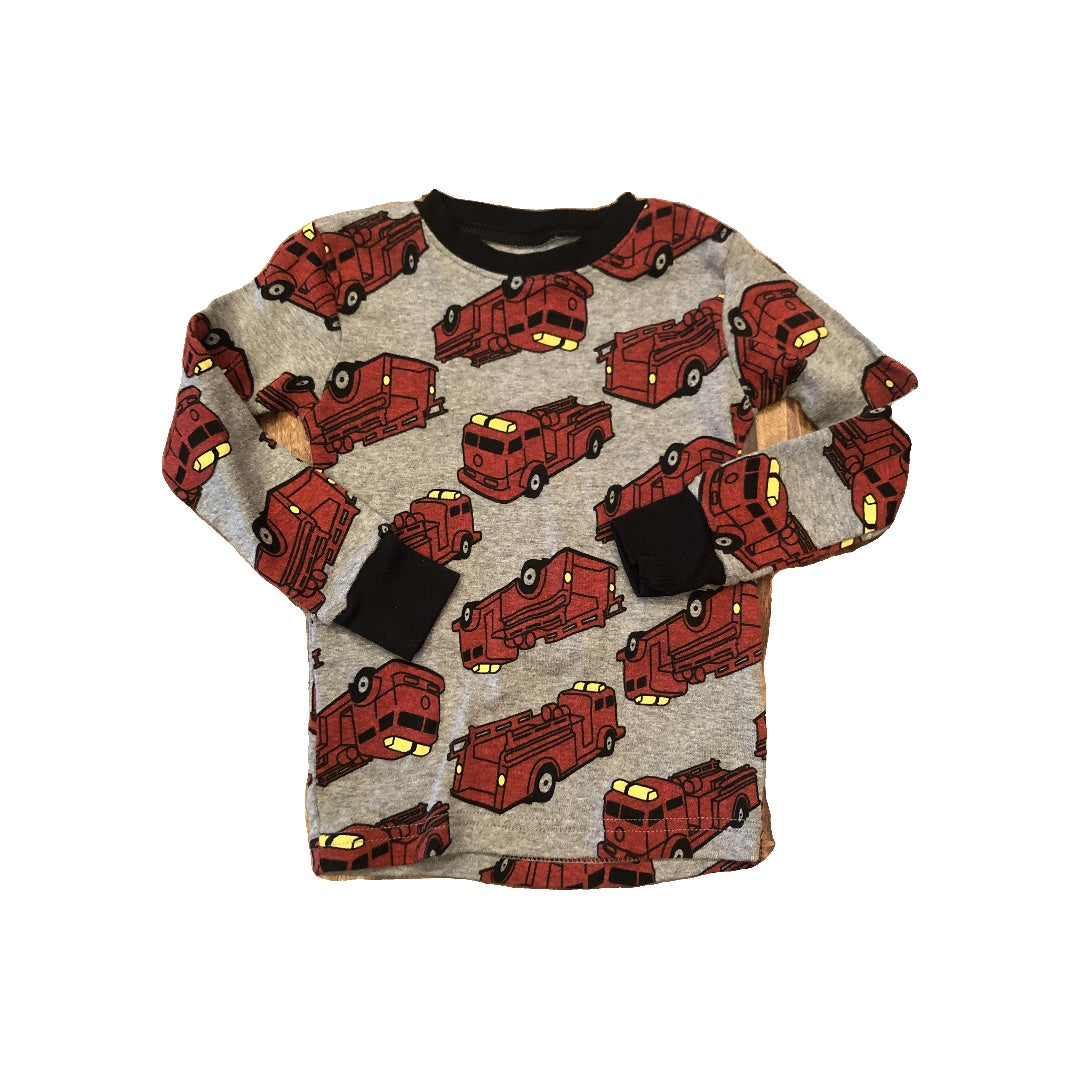 Carters Boys Grey | Red Pajamas Size: 2T Grey | Red