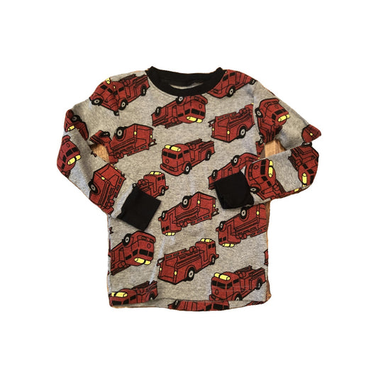 Carters Boys Grey | Red Pajamas Size: 2T Grey | Red