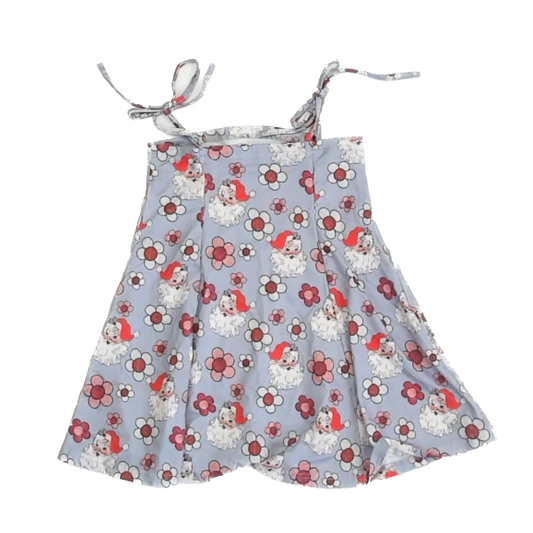 Unknown Girls Grey | Santa Dress Size: 120 (6 Years) Grey | Santa