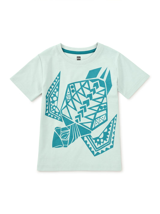 Tea Collection Boys Grey Sea Turtle T-Shirt Size: 9-12 Months Grey Sea Turtle
