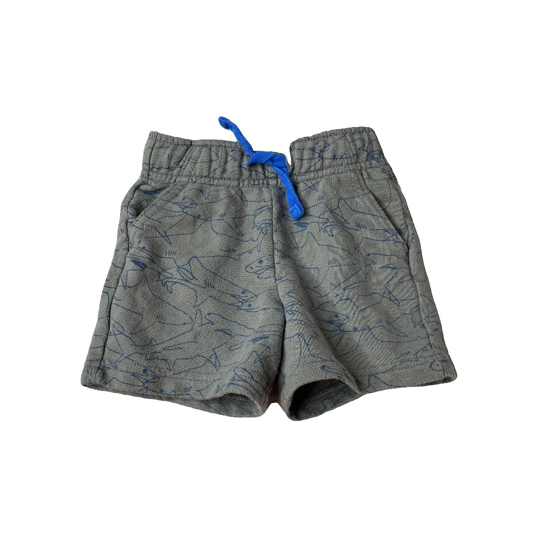 Cat & Jack Boys Grey | Sharks Shorts Size: 12 months Grey | Sharks