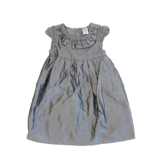 Old Navy Girls Grey Shiny Dress Size: 2T Grey Shiny