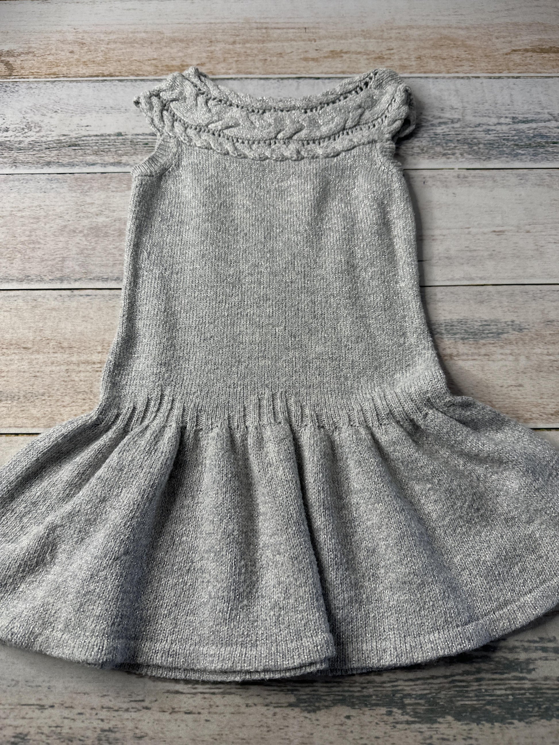 H&M Girls Grey | Silver Dress Size: 3T Grey | Silver